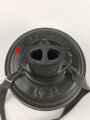 Gasmaskenfilter "Filtereinsatz 41" Wehrmacht .  Guter Zustand, datiert 1943, mit aufgeschraubtem, späten Mundstück