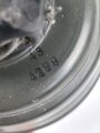 Gasmaskenfilter "Filtereinsatz 41" Wehrmacht .  Guter Zustand, datiert 1943, mit aufgeschraubtem, späten Mundstück