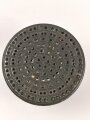 Gasmaskenfilter "Filtereinsatz "  für Luft- oder Zivilschutz. Hersteller " Auer", datiert 1942