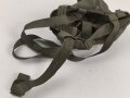 Gasmaske 30 Wehrmacht. Maskenkörper angetrocknet, ungereinigt. Diese frühen Masken wurden während des Krieges dann später für Luftschutzzwecke ausgegeben