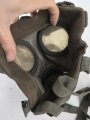 Gasmaske 30 Wehrmacht. Ungereinigt. Diese frühen Masken wurden während des Krieges dann später für Luftschutzzwecke ausgegeben
