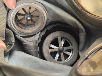 Luftschutz, Volksgasmaske 44 in gutem Zustand