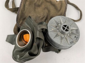 Luftschutz, Volksgasmaske 40 in Bereitschaftstasche