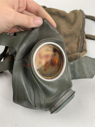 Luftschutz, Volksgasmaske 40 in Bereitschaftstasche