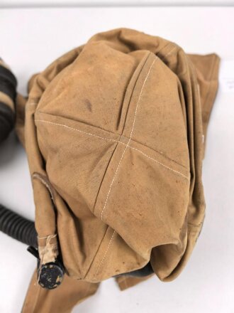 Großbritannien 2.Weltkrieg, Hospital Respirator, Gasmaske für Kopfverletzte.Ungereinigt, datiert 1943