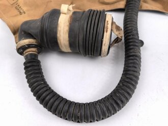 Großbritannien 2.Weltkrieg, Hospital Respirator, Gasmaske für Kopfverletzte.Ungereinigt, datiert 1943