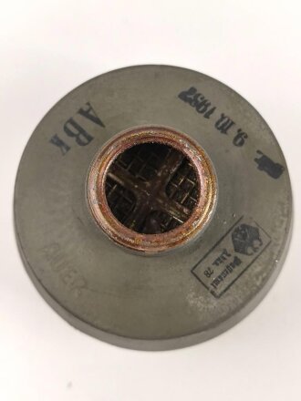 Auer " S- Filter für den zivilen Luftschutz" datiert 1943, ungereinigtes Stück