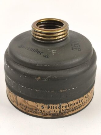 Auer " S- Filtereinsatz für den zivilen Luftschutz" datiert 1939