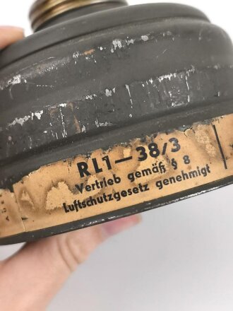 Auer " S- Filtereinsatz für den zivilen Luftschutz" datiert 1939