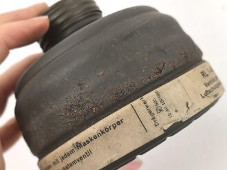 Dräger " S-Filtereinsatz für den zivilen Luftschutz " datiert 1941