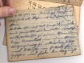 Bau Pionier Bataillon 141, Verleihungsurkunden eines Angehörigen zur "Medaille Winterschlacht im Osten" und " Kriegsverdienstkreuz 2. Klasse mit Schwertern"