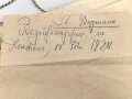 Konvolut eines aus französischer Kriegsgefangenschaft heimkehrenden. Rückführung über die Schweiz, Begrüßungsfeier in Konstanz 1920