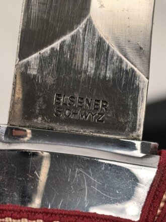 Schweiz, Dolch für Offiziere M43, Hersteller "Elsener Schwyz Victoria". Guter Zustand