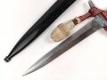 Schweiz, Dolch für Offiziere M43, Hersteller "Elsener Schwyz Victoria". Guter Zustand