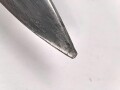 Seitengewehr KS98 Reichswehr oder frühe Wehrmacht. Wuchtiges Stück, die Scheide alt überlackiert