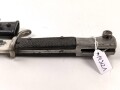 Seitengewehr KS98 Reichswehr oder frühe Wehrmacht. Wuchtiges Stück, die Scheide alt überlackiert