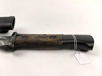 Seitengewehr M84/98 für k98 der Wehrmacht. Getragenes Stück