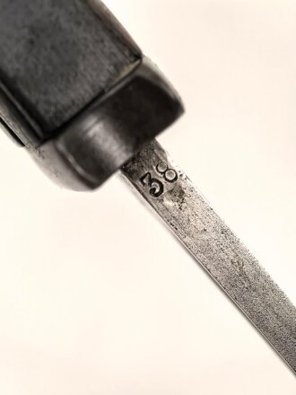 Seitengewehr M84/98 für k98 der Wehrmacht. Getragenes Stück