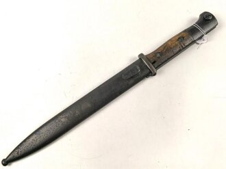 Seitengewehr M84/98 für k98 der Wehrmacht. Getragenes Stück