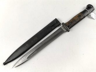 Seitengewehr M84/98 für k98 der Wehrmacht. Getragenes Stück
