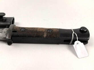 Seitengewehr M84/98 für k98 der Wehrmacht. Getragenes Stück