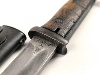 Seitengewehr M84/98 für k98 der Wehrmacht. Getragenes Stück