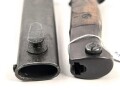 Seitengewehr M84/98 für k98 der Wehrmacht. Getragenes Stück