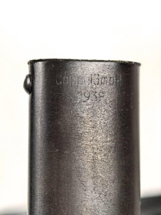 Seitengewehr M84/98 für k98 der Wehrmacht. Getragenes Stück, wohl Nachbrüniert