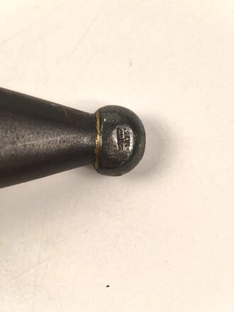 Seitengewehr M84/98 für k98 der Wehrmacht. Getragenes Stück, wohl Nachbrüniert