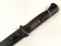 Seitengewehr M84/98 für k98 der Wehrmacht. Getragenes Stück, wohl Nachbrüniert