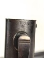 Seitengewehr M84/98 für k98 der Wehrmacht. Getragenes Stück, wohl Nachbrüniert
