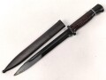 Seitengewehr M84/98 für k98 der Wehrmacht. Getragenes Stück, wohl Nachbrüniert