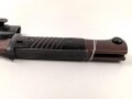 Seitengewehr M84/98 für k98 der Wehrmacht. Nummerngleiches Stück von F.Herder 1937. Ungewöhnliche Brünierung