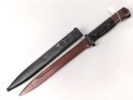 Seitengewehr M84/98 für k98 der Wehrmacht. Nummerngleiches Stück von F.Herder 1937. Ungewöhnliche Brünierung