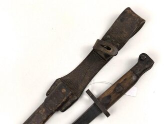 Niederlande, Seitengewehr Mannlicher M1895. Hersteller " Hembrug". Guter Gesamtzustand