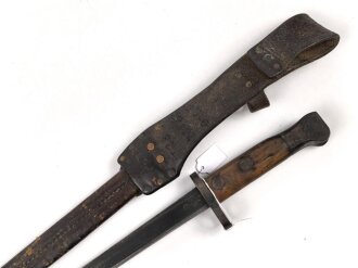 Niederlande, Seitengewehr Mannlicher M1895. Hersteller " Hembrug". Guter Gesamtzustand