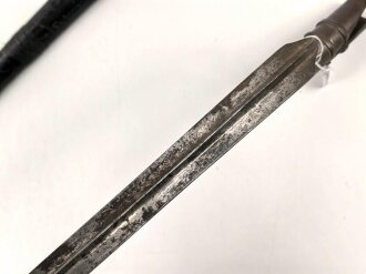 Österreich, Tüllenbajonett für Lorenzgewehr Modell 1854. Sperring fehlt