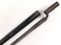 Österreich, Tüllenbajonett für Lorenzgewehr Modell 1854. Sperring fehlt