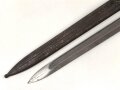 1. Weltkrieg, Seitengewehr 14 mit Stahlblechscheide. Hersteller Bayard
