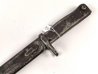 1. Weltkrieg, Ersatz Seitengewehr . Gereinigtes Stück mit resten des Originallack