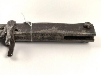 1. Weltkrieg, Ersatz Seitengewehr . Gereinigtes Stück mit resten des Originallack