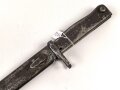 1. Weltkrieg, Ersatz Seitengewehr . Gereinigtes Stück mit resten des Originallack