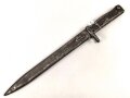 1. Weltkrieg, Ersatz Seitengewehr . Gereinigtes Stück mit resten des Originallack