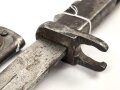 1. Weltkrieg, Ersatz Seitengewehr . Gereinigtes Stück mit resten des Originallack