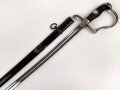 Einheitssäbel frühe Wehrmacht. Die Scheide vermutlich alt überlackiert, saubere Klinge von Robert Klaas Solingen. Ungereinigtes Stück.