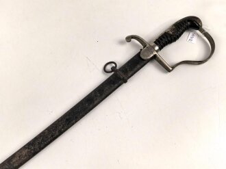 Einheitssäbel frühe Wehrmacht. Die Scheide original lackiert, ungereinigtes Stück