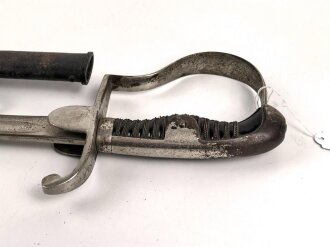 Einheitssäbel frühe Wehrmacht. Die Scheide original lackiert, ungereinigtes Stück
