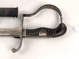 Einheitssäbel frühe Wehrmacht. Die Scheide original lackiert, ungereinigtes Stück
