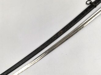 Einheitssäbel frühe Wehrmacht. Die Scheide original lackiert, ungereinigtes Stück