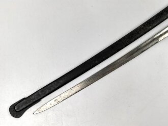 Einheitssäbel frühe Wehrmacht. Die Scheide original lackiert, ungereinigtes Stück
